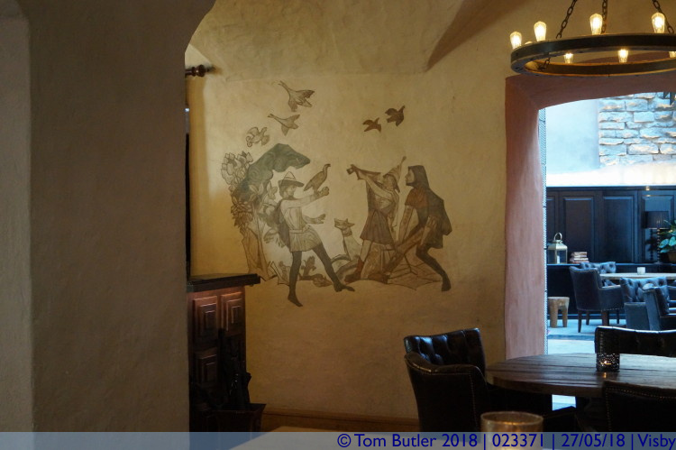 Photo ID: 023371, Murals, Visby, Sweden