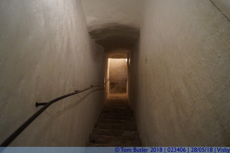Photo ID: 023406, Down to the cellars, Visby, Sweden