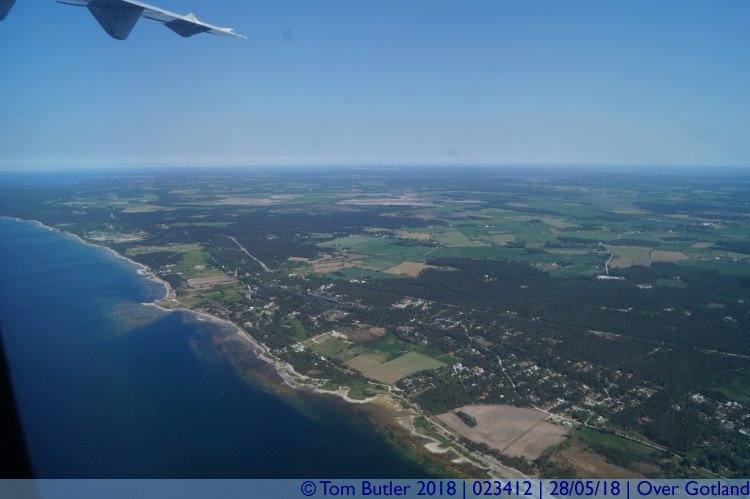 Photo ID: 023412, Leaving Visby, Over Gotland, Sweden