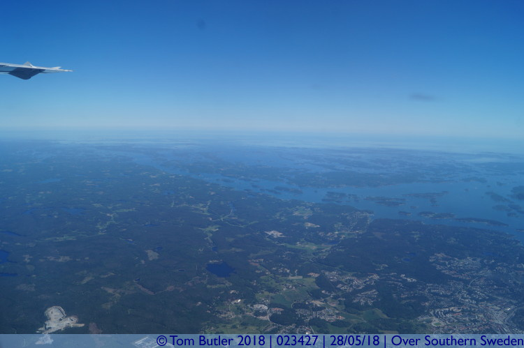 Photo ID: 023427, Southern Sweden, Over Southern Sweden, Sweden
