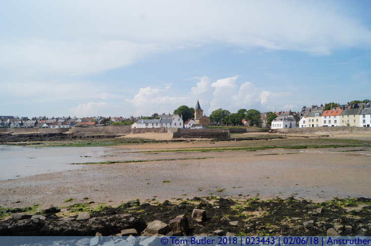 Photo ID: 023443, Looking across the beach, Anstruther, Scotland