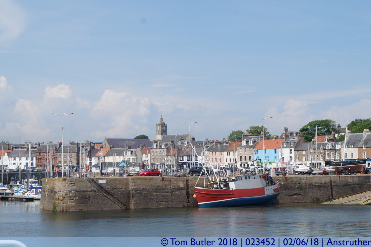 Photo ID: 023452, Town from the harbour wall, Anstruther, Scotland