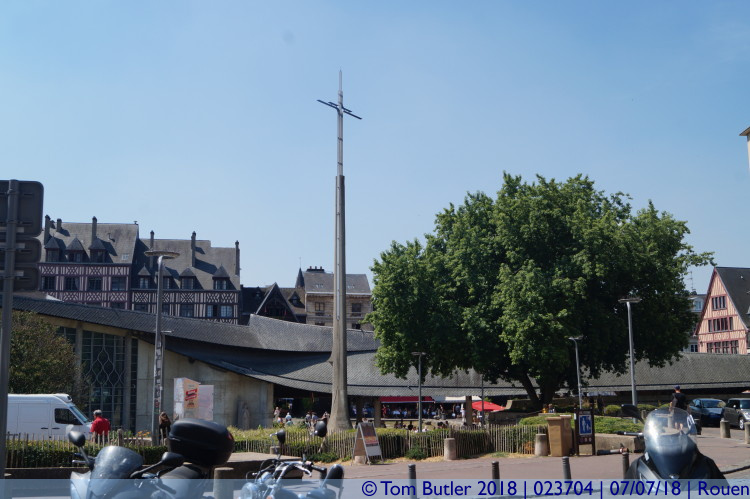 Photo ID: 023704, Site of Joan of Arc's execution, Rouen, France