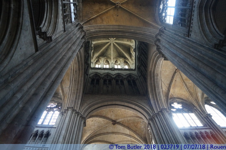 Photo ID: 023719, Under the spire, Rouen, France
