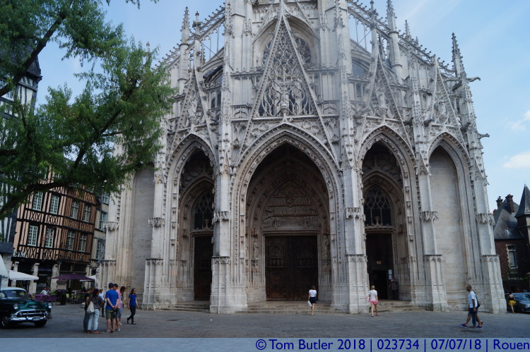 Photo ID: 023734, Front of Saint-Maclou church, Rouen, France