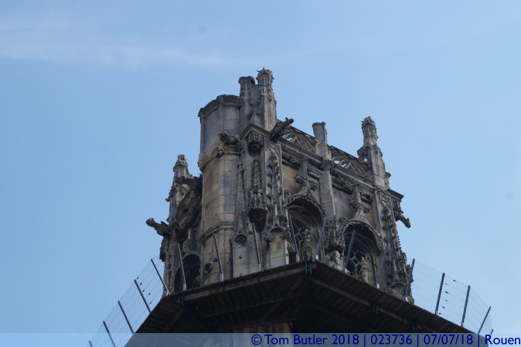 Photo ID: 023736, Top of the tower, Rouen, France