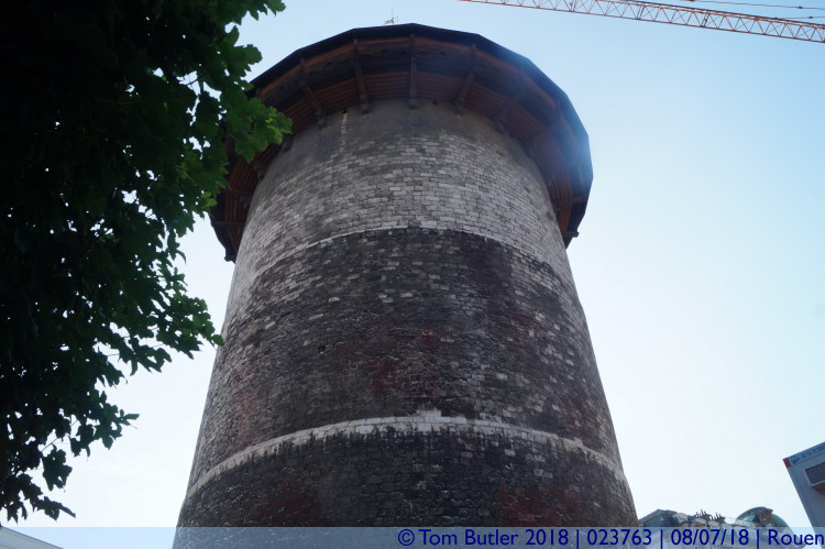 Photo ID: 023763, Surviving tower, Rouen, France