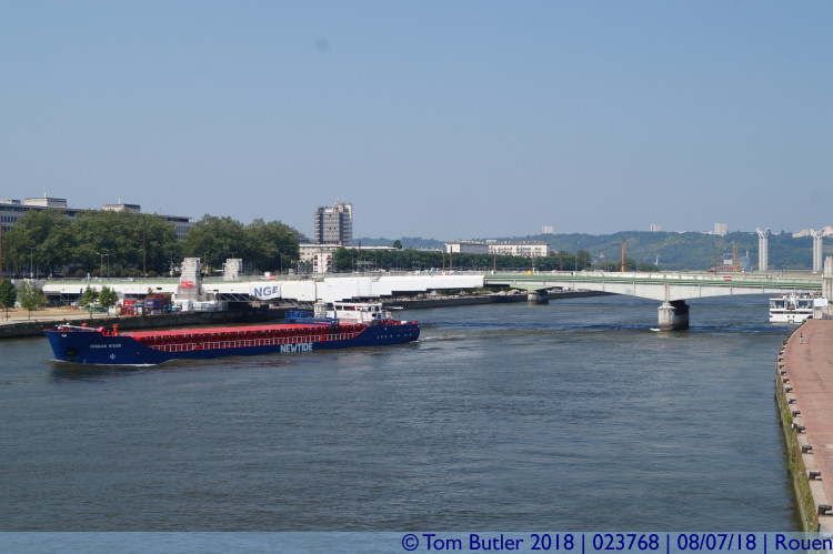 Photo ID: 023768, Shipping on the Seine, Rouen, France