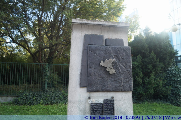 Photo ID: 023893, Ghetto monument, Warsaw, Poland