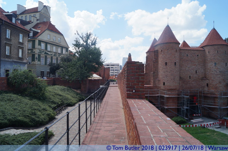 Photo ID: 023917, Walls and Barbican, Warsaw, Poland