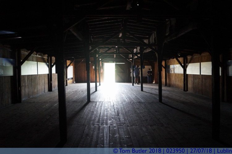 Photo ID: 023950, Inside one of the barracks, Lublin, Poland