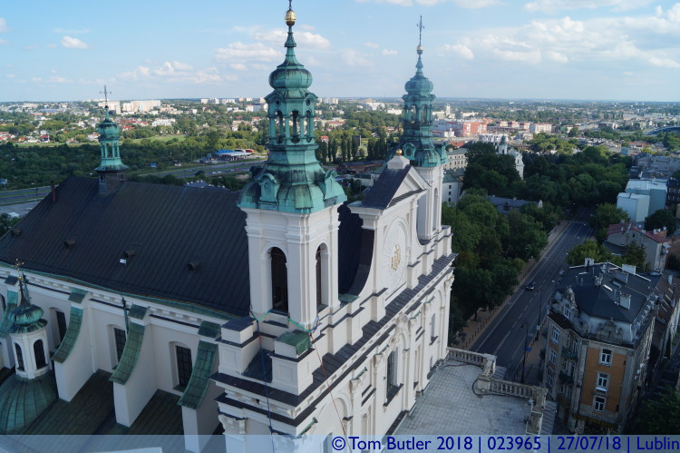 Photo ID: 023965, View from the Trynitarska Tower, Lublin, Poland