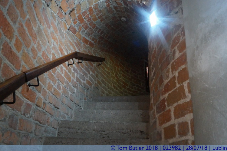 Photo ID: 023982, Climbing the tower, Lublin, Poland