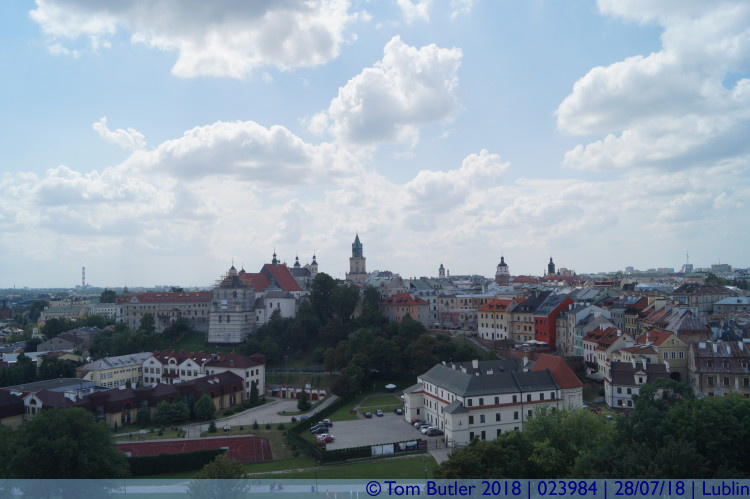 Photo ID: 023984, View from the castle tower, Lublin, Poland