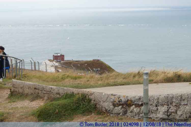 Photo ID: 024098, Old battery from New, The Needles, Isle of Wight