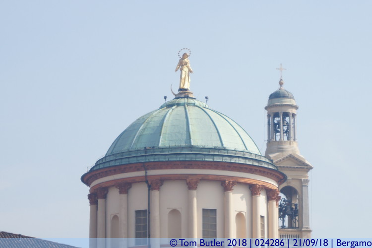 Photo ID: 024286, Church dome, Bergamo, Italy