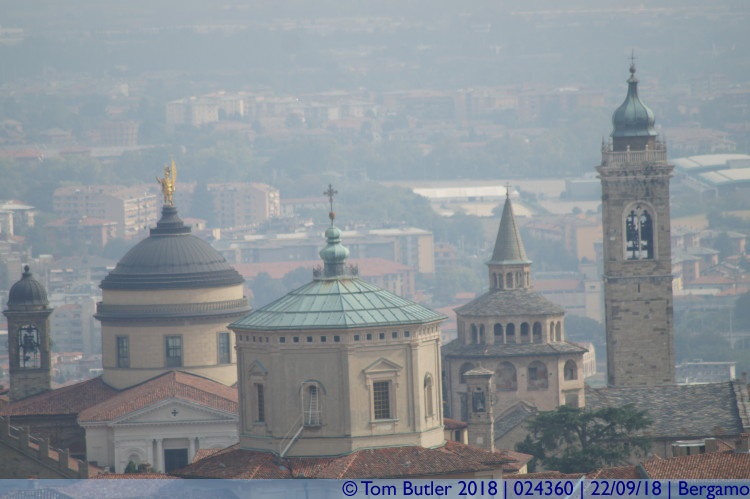 Photo ID: 024360, Cathedral and Santa Maria, Bergamo, Italy