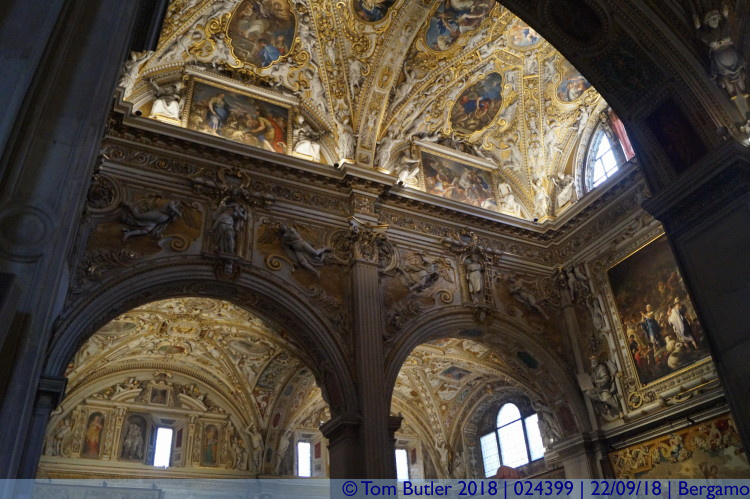 Photo ID: 024399, Elaborate carvings, Bergamo, Italy