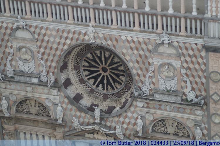 Photo ID: 024433, Front of the Cappella Colleoni, Bergamo, Italy