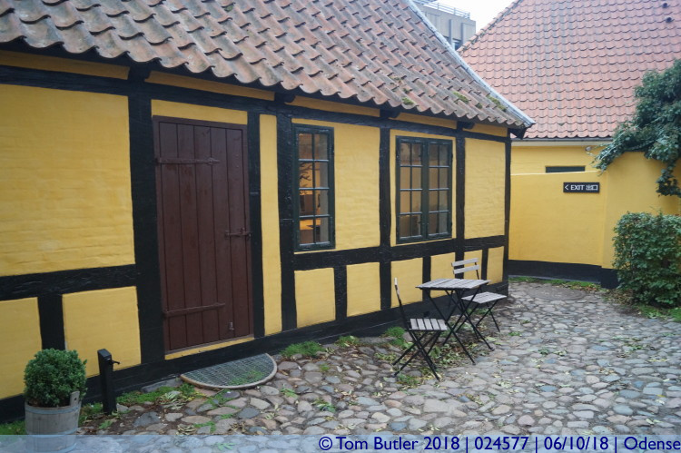 Photo ID: 024577, Outside HC Andersens childhood home, Odense, Denmark