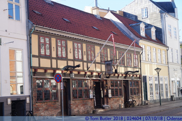 Photo ID: 024604, 17th century buildings, Odense, Denmark
