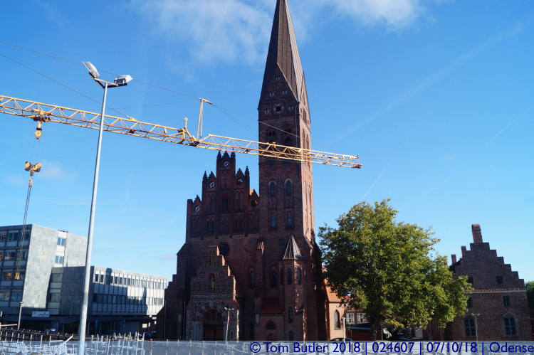 Photo ID: 024607, Front of Sankt Albani Kirke, Odense, Denmark