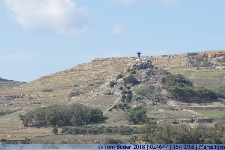 Photo ID: 024647, Statue of Christ, Marsalforn, Malta