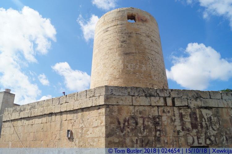 Photo ID: 024654, Former windmill, Xewkija, Malta