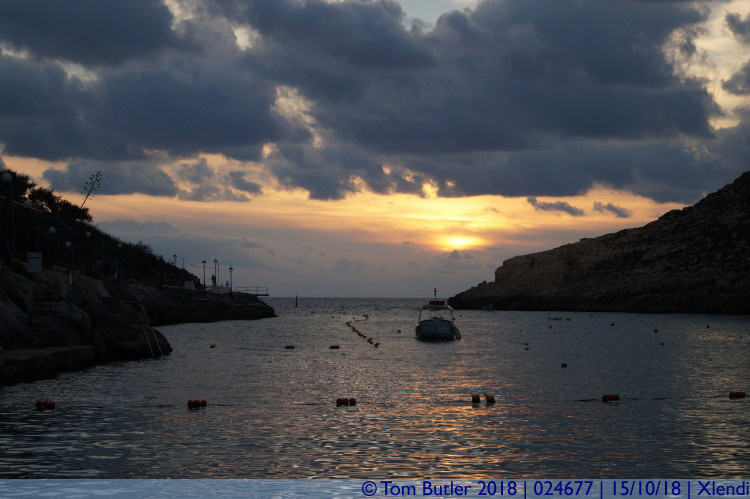 Photo ID: 024677, Sunset in Xlendi, Xlendi, Malta