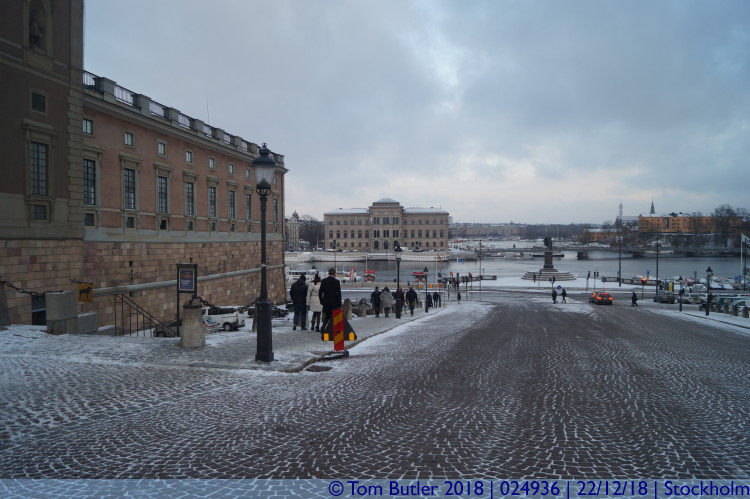 Photo ID: 024936, Looking down from the palace, Stockholm, Sweden