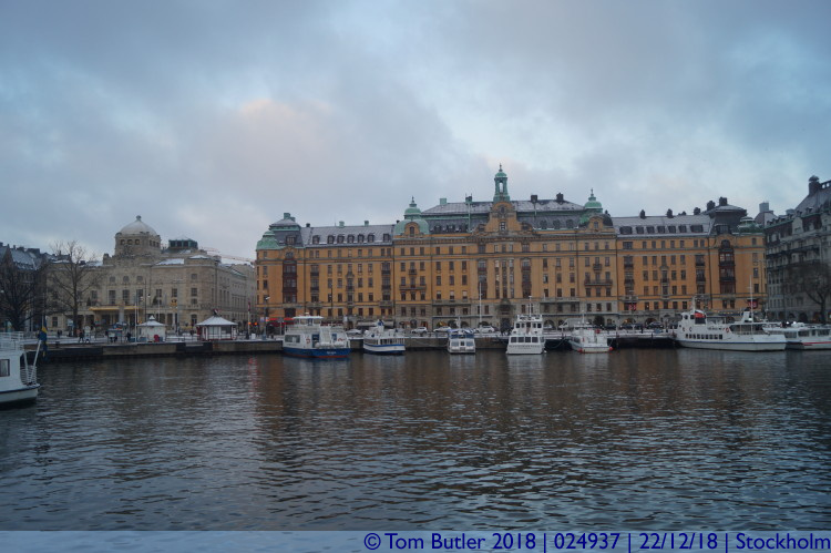 Photo ID: 024937, View across Nybroviken, Stockholm, Sweden