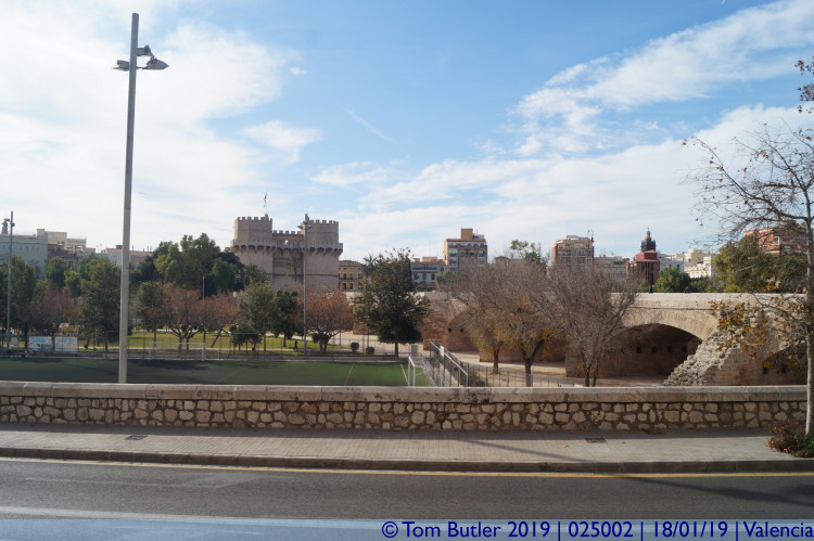 Photo ID: 025002, Pont and Torres de Serranos, Valencia, Spain