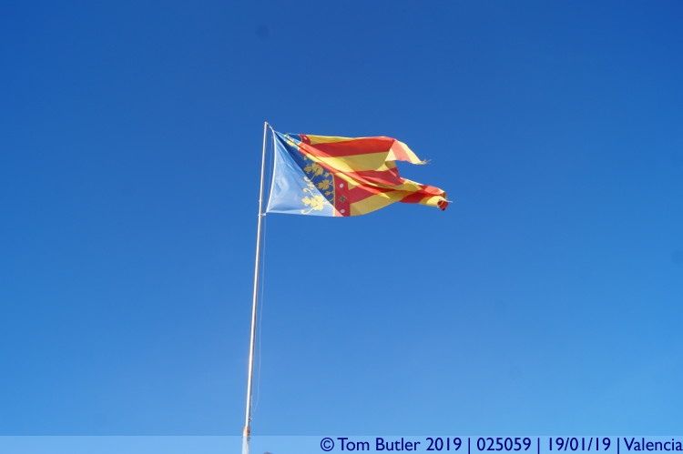 Photo ID: 025059, Valencia Flag, Valencia, Spain