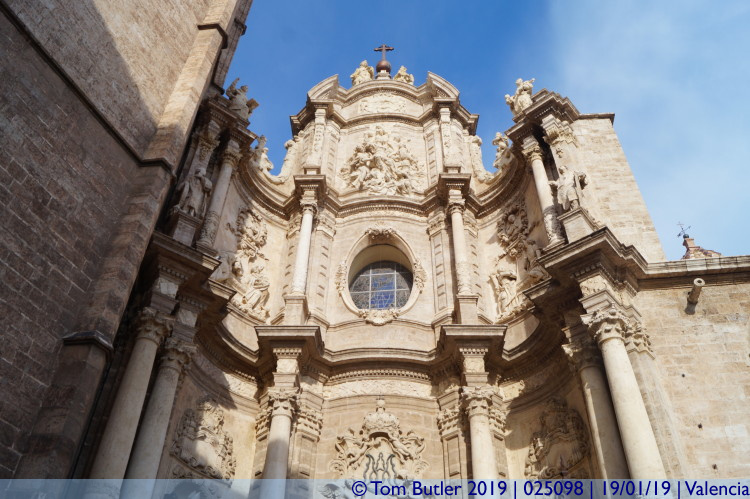 Photo ID: 025098, Front of the Cathedral, Valencia, Spain