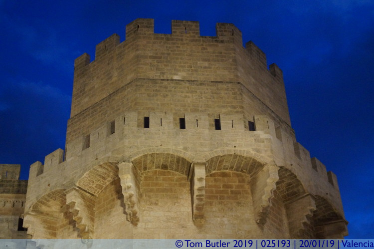 Photo ID: 025193, Tower of the gate, Valencia, Spain