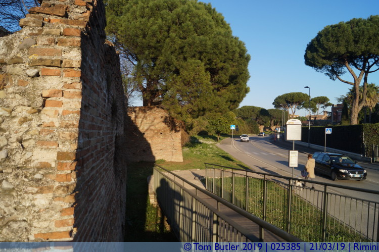 Photo ID: 025385, By the walls, Rimini, Italy