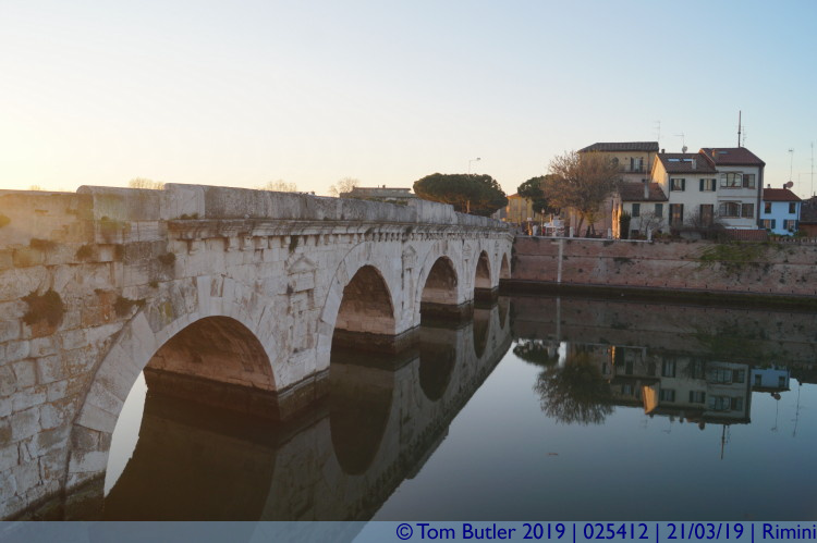 Photo ID: 025412, Tiberius Bridge , Rimini, Italy