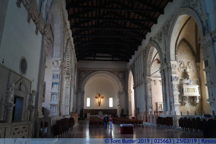 Photo ID: 025663, Inside the Tempio Malatestiano, Rimini, Italy