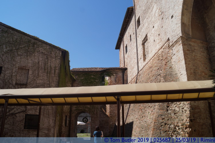 Photo ID: 025687, Inside the castle, Rimini, Italy