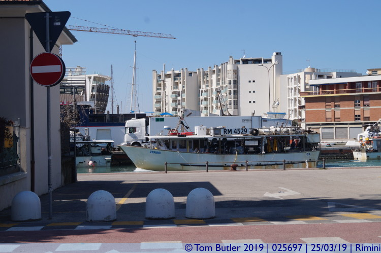 Photo ID: 025697, Incoming fishing boat, Rimini, Italy