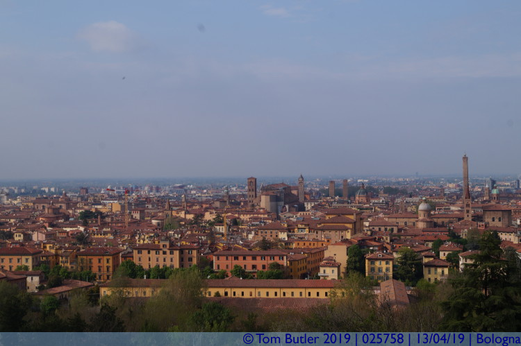 Photo ID: 025758, View from San Michele in Bosco, Bologna, Italy