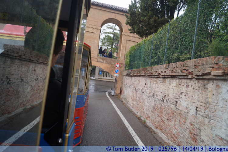 Photo ID: 025796, Passing under the portico, Bologna, Italy