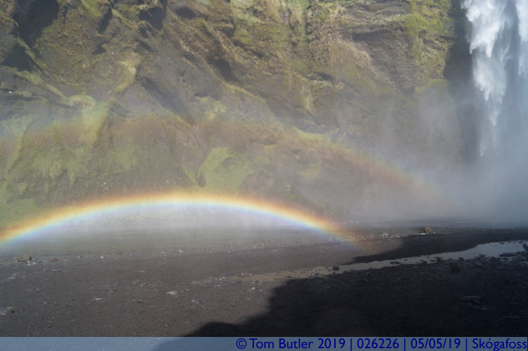 Photo ID: 026226, Rainbows, Skgafoss, Iceland