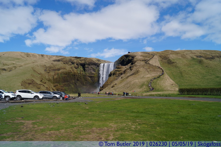 Photo ID: 026230, The waterfall, Skgafoss, Iceland