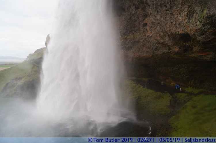 Photo ID: 026271, Cave behind the waterfall, Seljalandsfoss, Iceland