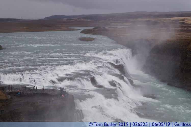 Photo ID: 026325, Upper falls, Gullfoss, Iceland
