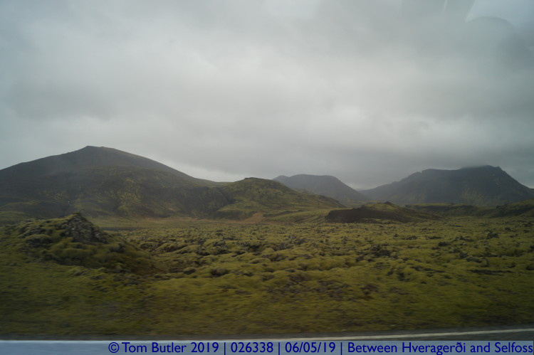 Photo ID: 026338, Former Volcanos, Between Hverageri and Selfoss, Iceland