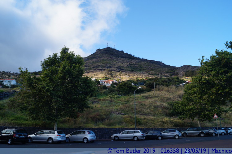 Photo ID: 026358, Hills from the beach, Machico, Portugal