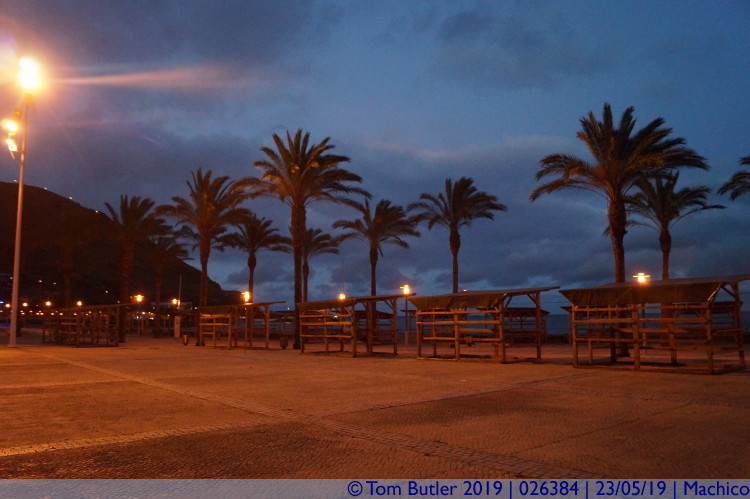 Photo ID: 026384, Seafront in the dusk, Machico, Portugal