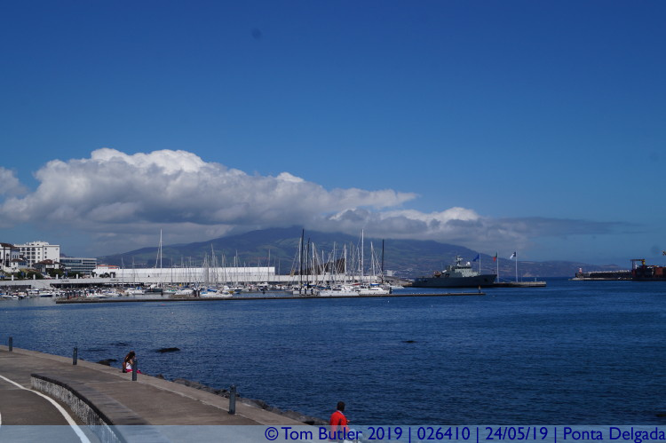 Photo ID: 026410, Looking across the harbour, Ponta Delgada, Portugal